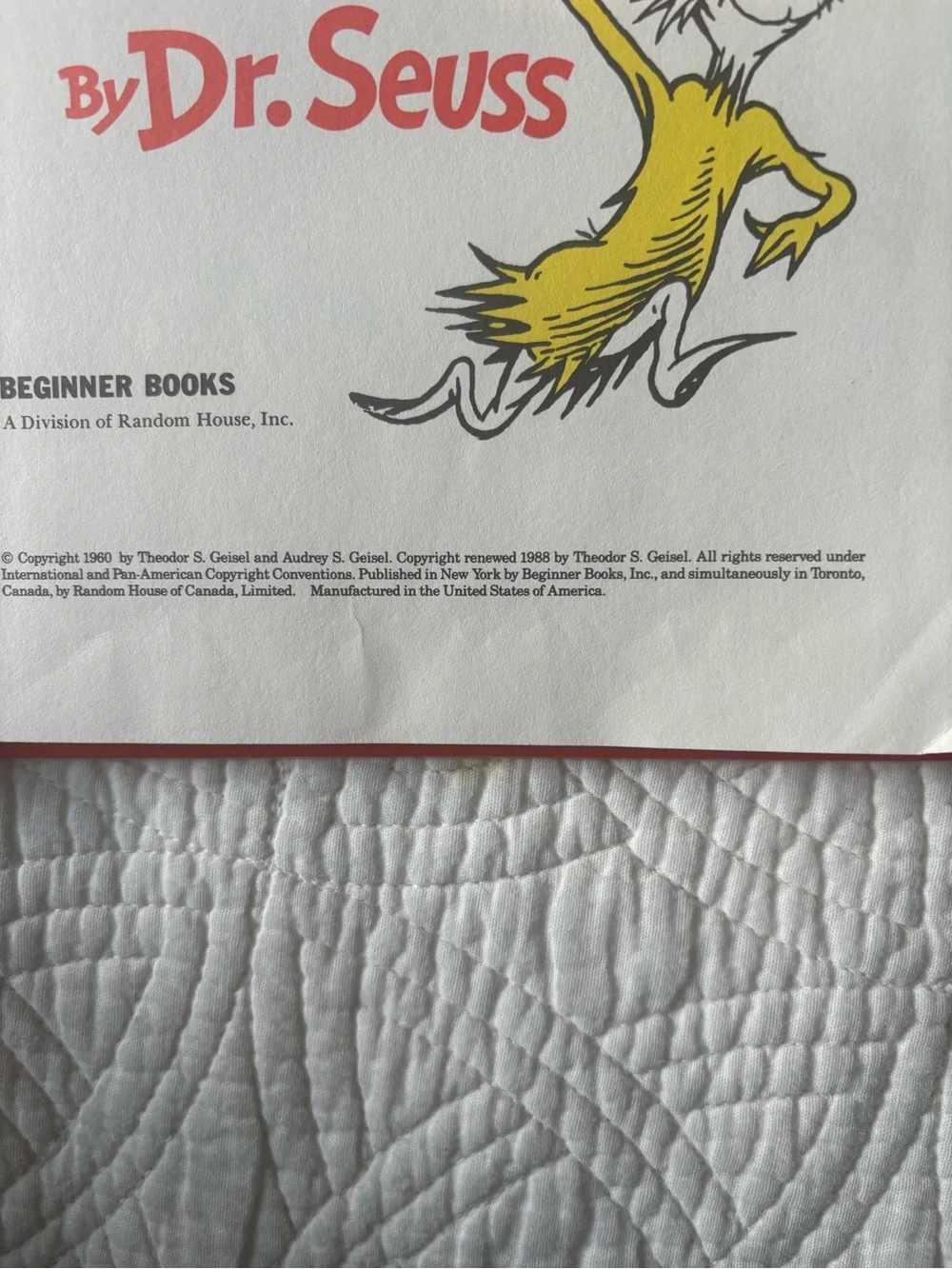 Dr. Seuss Vintage Set of Three Book Bundle